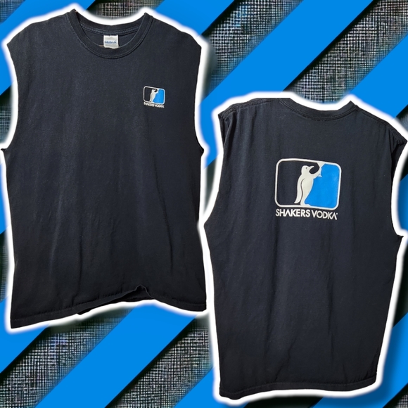 Shakers Vodka sleeveless t-shirt - Picture 2 of 5